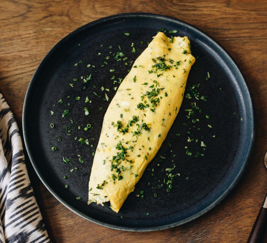 Chef Gavin Kaysens Classic French Omelet with Fine Herbes.