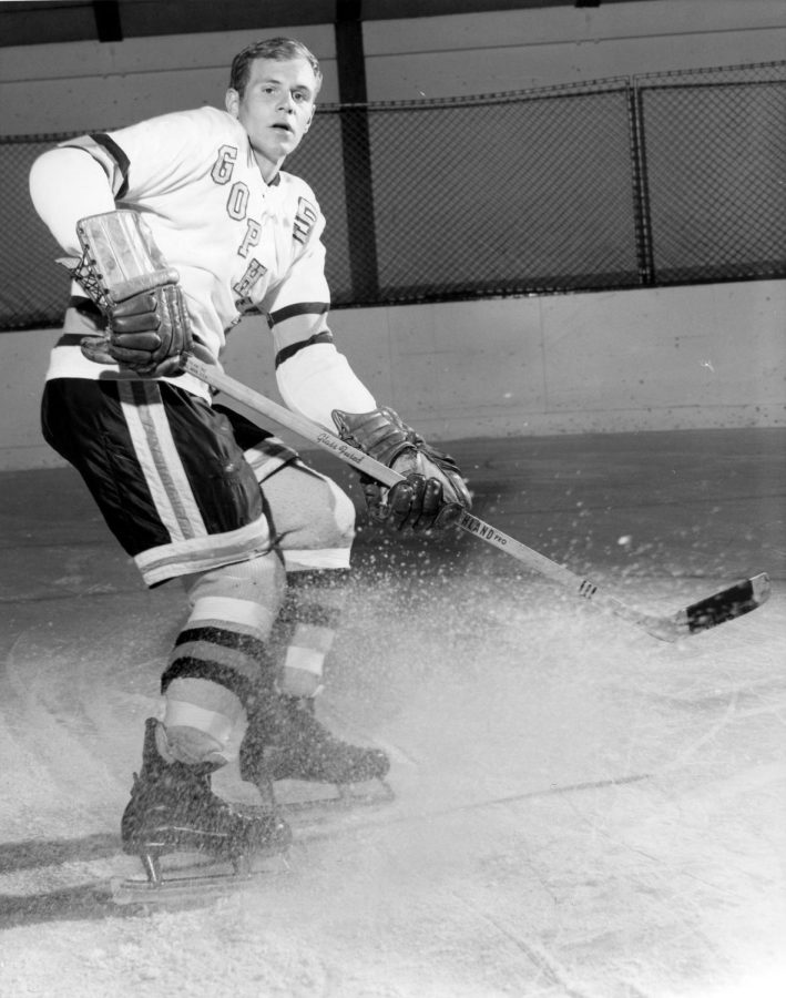 Former Gophers mens hockey player and recipient of USA Hockeys annual Walter Yaciuk award Pat Westrum.