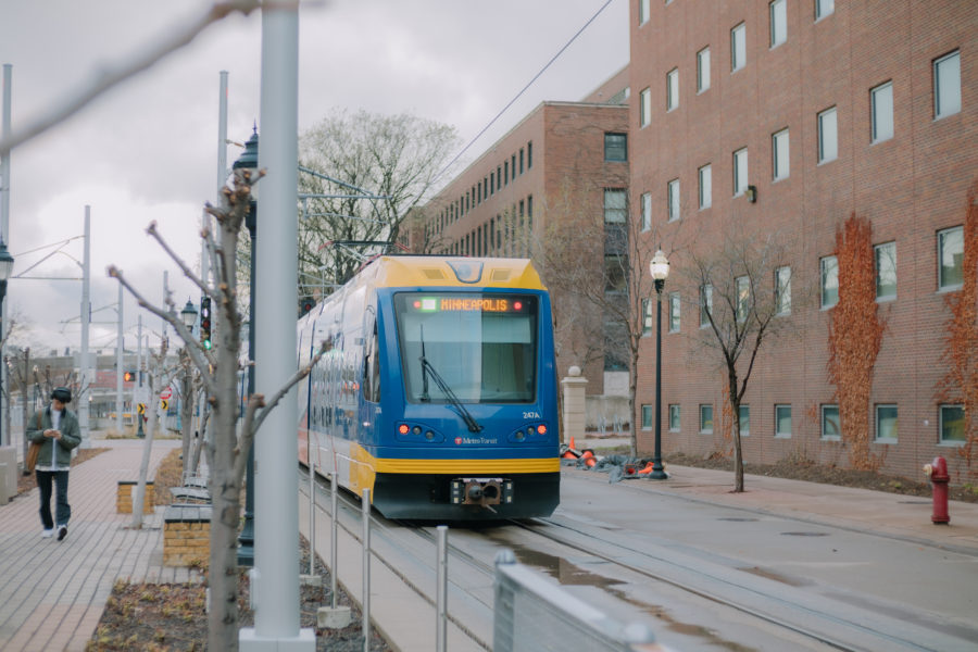 There are three light rail stations that run through the Universitys campus.