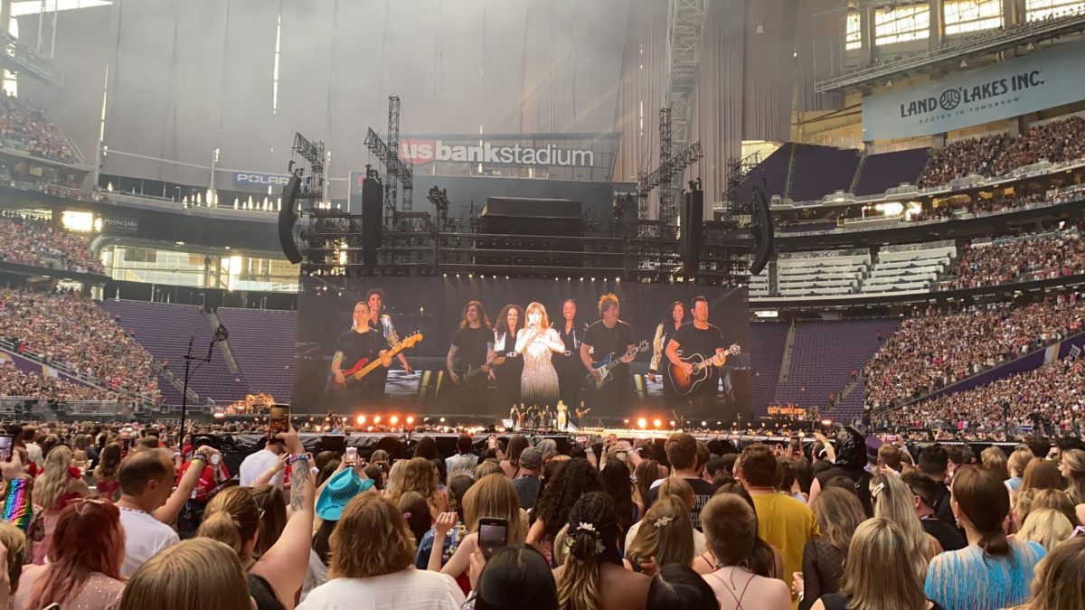 Taylor Swift performing at US Bank Stadium on Saturday, June 24, 2023. The show sold within days of the tickets going on sale.